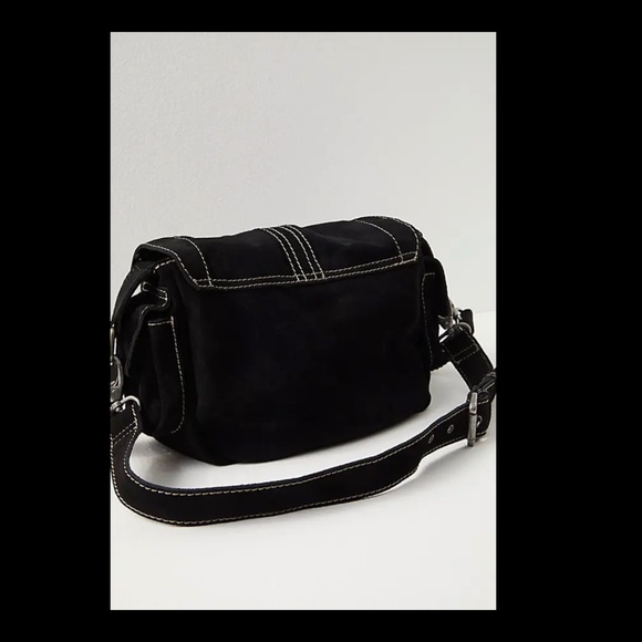 Free People Wylie Suede Saddle Bag  *NWT* - Picture 5 of 9